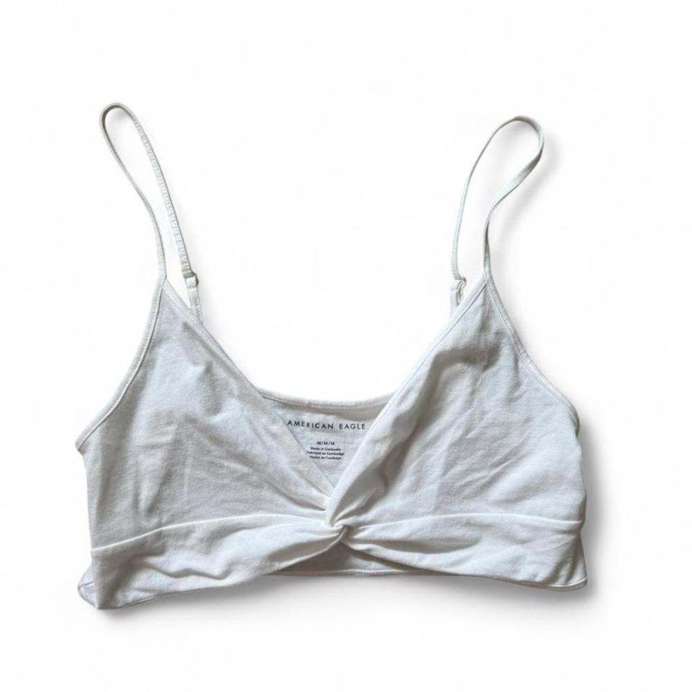 White American Eagle cotton bra/crop top. New without tags. Size Medium‎